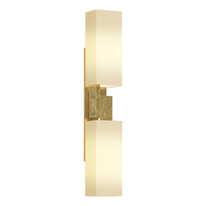 Ondrian 2 Light Sconce in Modern Brass - 207801-SKT-86-GG0351 by Hubbardton Forge