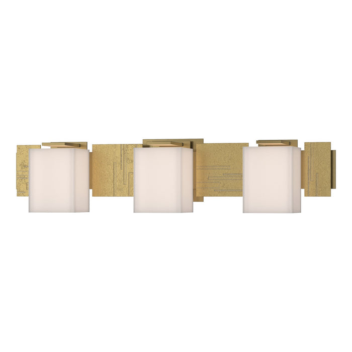 Impressions 3 Light Sconce in Modern Brass - 207843-SKT-86-GG0108 by Hubbardton Forge