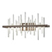 Cityscape LED Sconce in Bronze with Vintage Platinum Accent - 207915-LED-05-82 by Hubbardton Forge