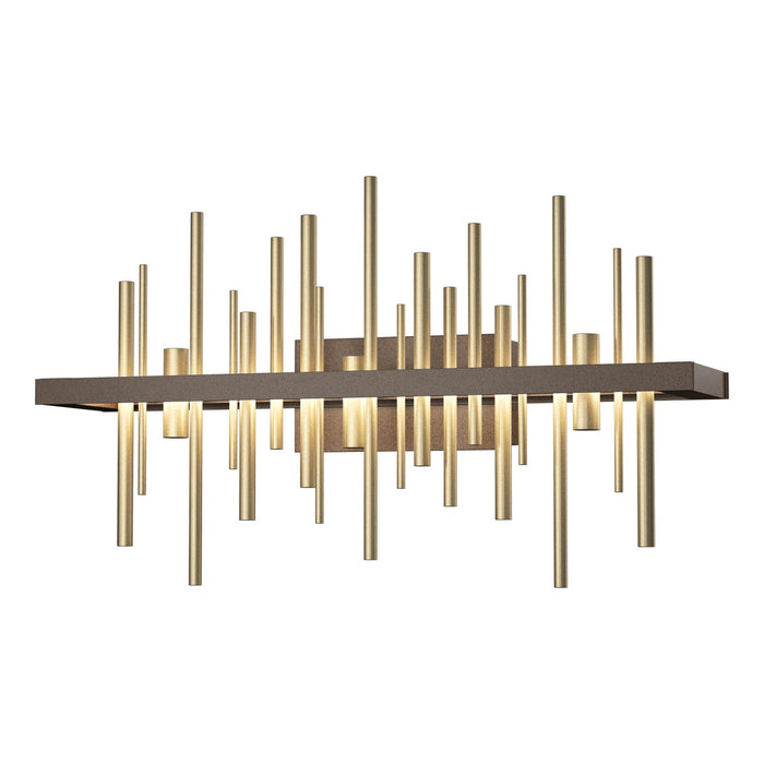 Cityscape LED Sconce in Bronze with Soft Gold Accent - 207915-LED-05-84 by Hubbardton Forge