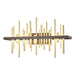 Cityscape LED Sconce in Bronze with Modern Brass Accent - 207915-LED-05-86 by Hubbardton Forge