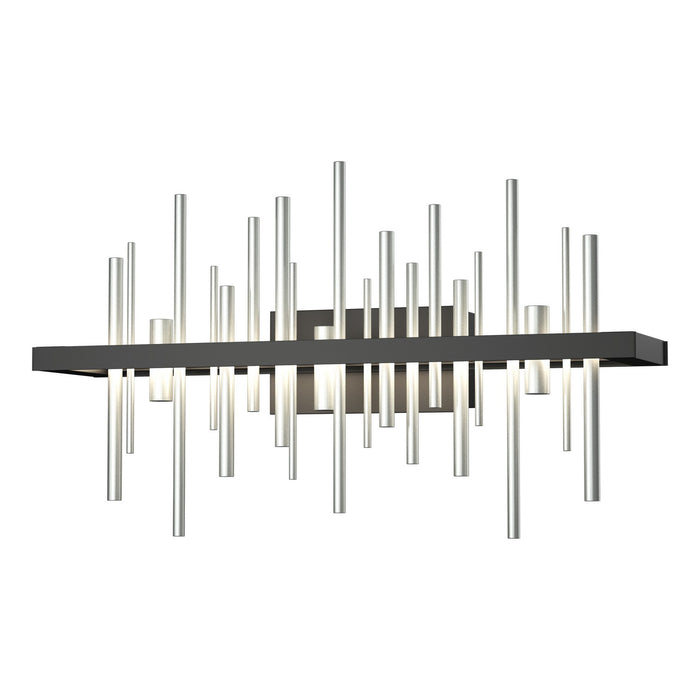 Cityscape LED Sconce in Black with Vintage Platinum Accent - 207915-LED-10-82 by Hubbardton Forge