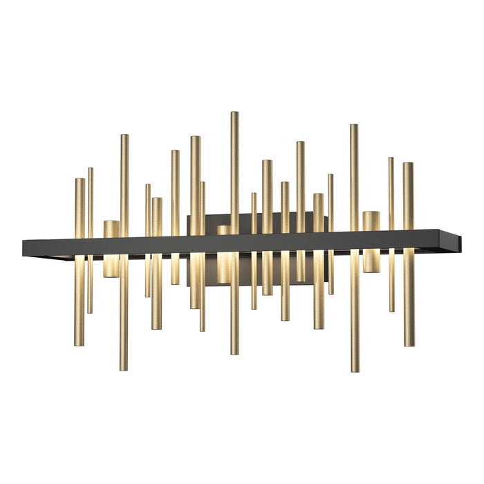 Cityscape LED Sconce in Black with Soft Gold Accent - 207915-LED-10-84 by Hubbardton Forge