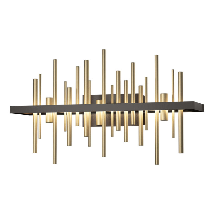 Cityscape LED Sconce in Oil Rubbed Bronze with Soft Gold Accent - 207915-LED-14-84 by Hubbardton Forge