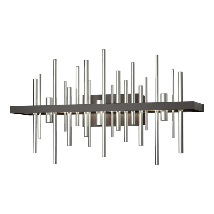 Cityscape LED Sconce in Oil Rubbed Bronze with Sterling Accent - 207915-LED-14-85 by Hubbardton Forge