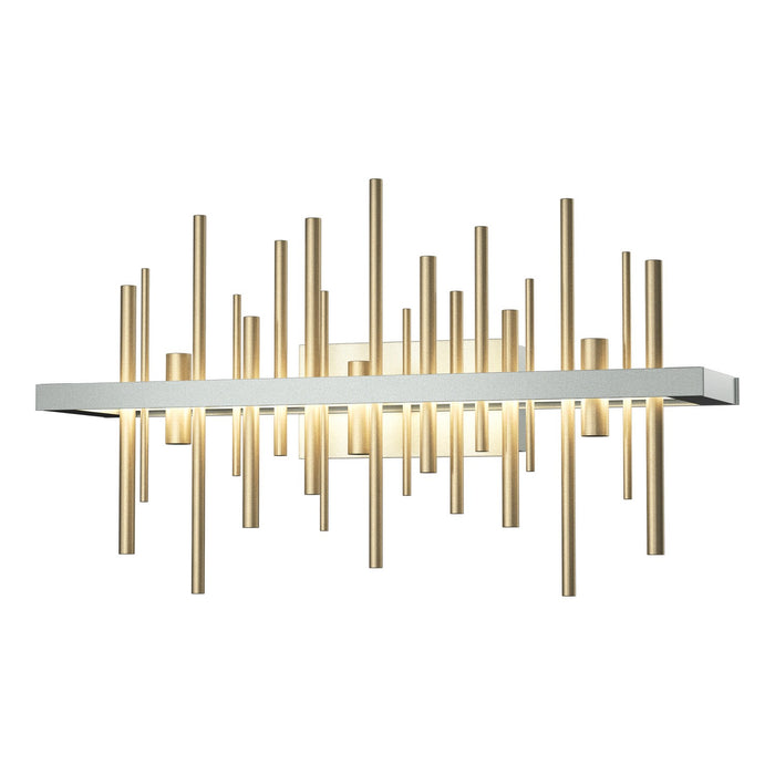 Cityscape LED Sconce in Vintage Platinum with Soft Gold Accent - 207915-LED-82-84 by Hubbardton Forge