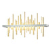 Cityscape LED Sconce in Vintage Platinum with Modern Brass Accent - 207915-LED-82-86 by Hubbardton Forge