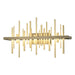 Cityscape LED Sconce in Soft Gold with Modern Brass Accent - 207915-LED-84-86 by Hubbardton Forge