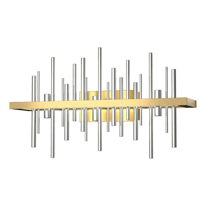 Cityscape LED Sconce in Modern Brass with Sterling Accent - 207915-LED-86-85 by Hubbardton Forge