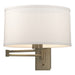 Simple Swing Arm Sconce in Soft Gold - 209250-SKT-84-SE1295 by Hubbardton Forge