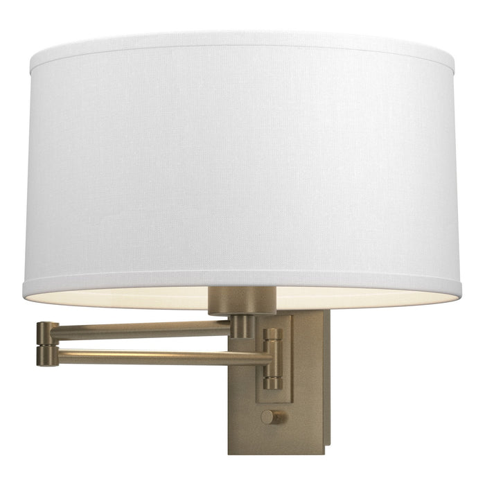 Simple Swing Arm Sconce in Soft Gold - 209250-SKT-84-SF1295 by Hubbardton Forge