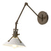 Henry Sconce in Bronze with White Accent - 209320-SKT-05-02 by Hubbardton Forge