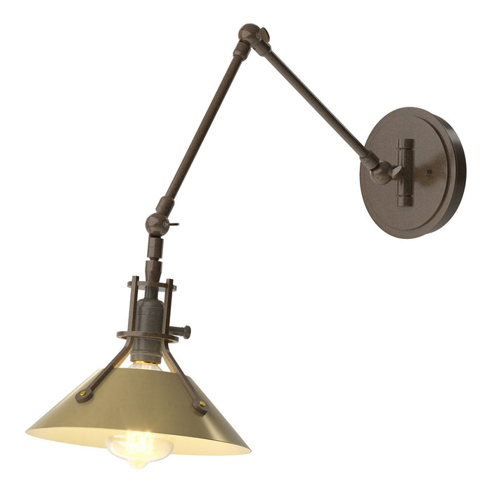 Henry Sconce in Bronze with Modern Brass Accent - 209320-SKT-05-86 by Hubbardton Forge