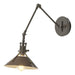 Henry Sconce in Dark Smoke with Bronze Accent - 209320-SKT-07-05 by Hubbardton Forge