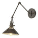 Henry Sconce in Dark Smoke with Oil Rubbed Bronze Accent - 209320-SKT-07-14 by Hubbardton Forge