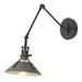 Henry Sconce in Black with Natural Iron Accent - 209320-SKT-10-20 by Hubbardton Forge