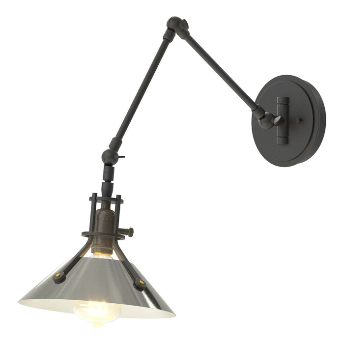 Henry Sconce in Black with Sterling Accent - 209320-SKT-10-85 by Hubbardton Forge