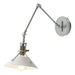 Henry Sconce in Vintage Platinum with White Accent - 209320-SKT-82-02 by Hubbardton Forge