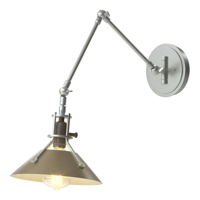 Henry Sconce in Vintage Platinum with Soft Gold Accent - 209320-SKT-82-84 by Hubbardton Forge