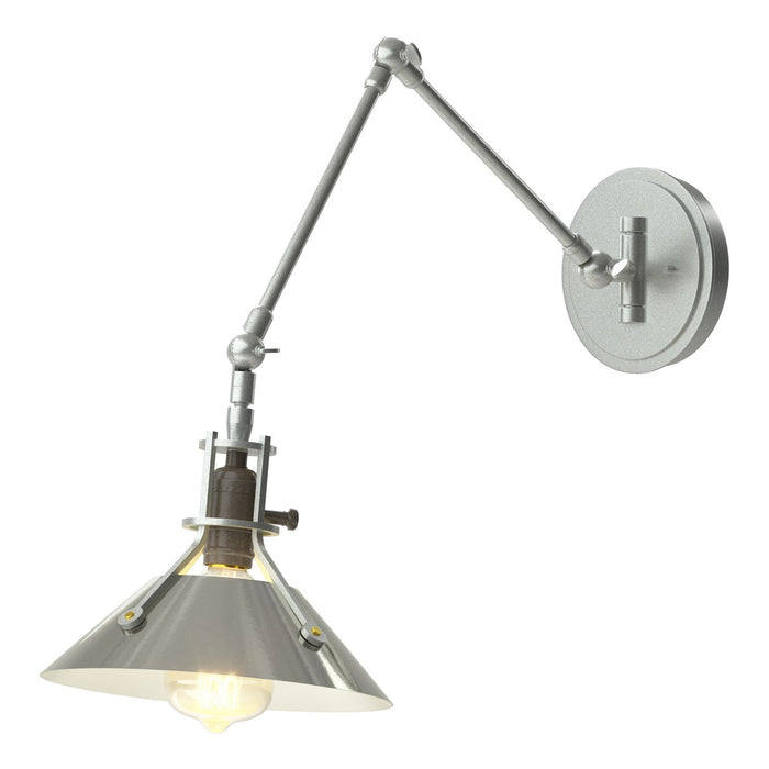 Henry Sconce in Vintage Platinum with Sterling Accent - 209320-SKT-82-85 by Hubbardton Forge