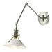 Henry Sconce in Sterling with White Accent - 209320-SKT-85-02 by Hubbardton Forge