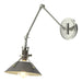 Henry Sconce in Sterling with Natural Iron Accent - 209320-SKT-85-20 by Hubbardton Forge