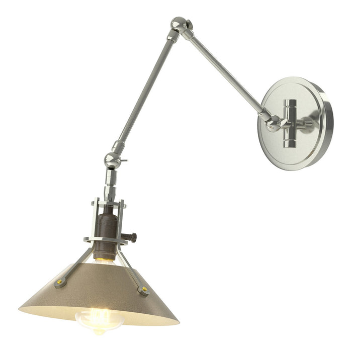 Henry Sconce in Sterling with Soft Gold Accent - 209320-SKT-85-84 by Hubbardton Forge