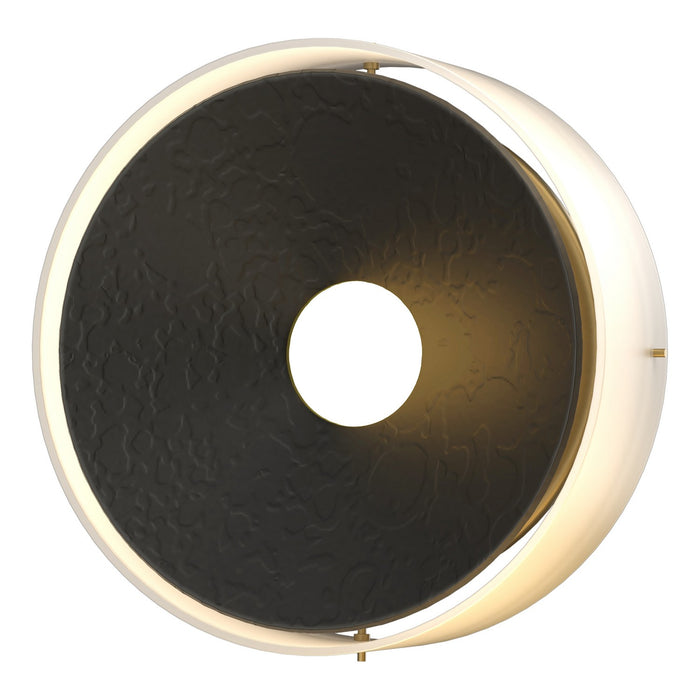 Oculus Sconce in Black - 213310-SKT-10-GG0346 by Hubbardton Forge