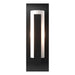 Forged Vertical Bar Sconce - Steel Backplate in Black - 217185-SKT-10-GG0065 by Hubbardton Forge