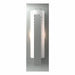 Forged Vertical Bar Sconce - Steel Backplate in Vintage Platinum - 217185-SKT-82-GG0065 by Hubbardton Forge