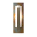 Forged Vertical Bar Sconce - Cherry or Copper Backplate in Soft Gold - 217186-SKT-84-CP-GG0065 by Hubbardton Forge