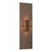 Aperture Vertical Sconce in Bronze - 217520-SKT-05-ZB0273 by Hubbardton Forge