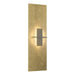 Aperture Vertical Sconce in Modern Brass - 217520-SKT-86-BB0273 by Hubbardton Forge