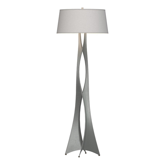 Moreau Floor Lamp in Vintage Platinum - 233070-SKT-82-SE2202 by Hubbardton Forge