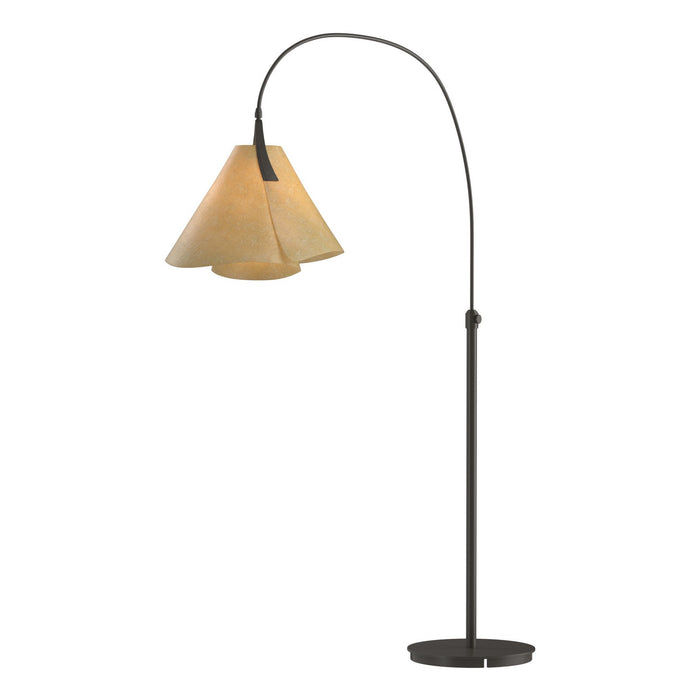 Mobius Arc Floor Lamp in Dark Smoke - 234505-SKT-07-SI1992 by Hubbardton Forge