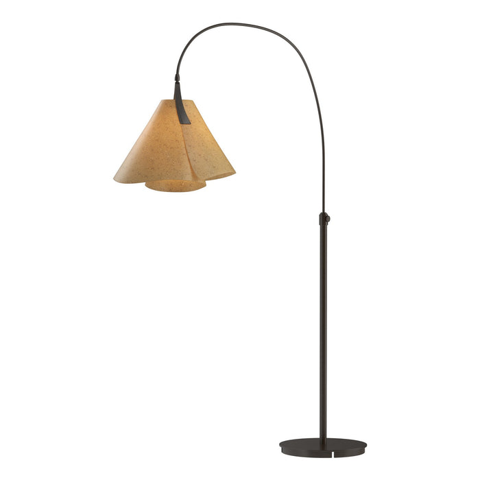 Mobius Arc Floor Lamp in Oil Rubbed Bronze - 234505-SKT-14-SG1992 by Hubbardton Forge