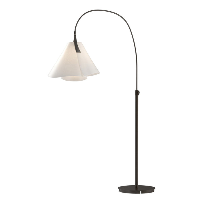 Mobius Arc Floor Lamp in Oil Rubbed Bronze - 234505-SKT-14-SH1992 by Hubbardton Forge