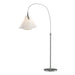 Mobius Arc Floor Lamp in Vintage Platinum - 234505-SKT-82-SH1992 by Hubbardton Forge