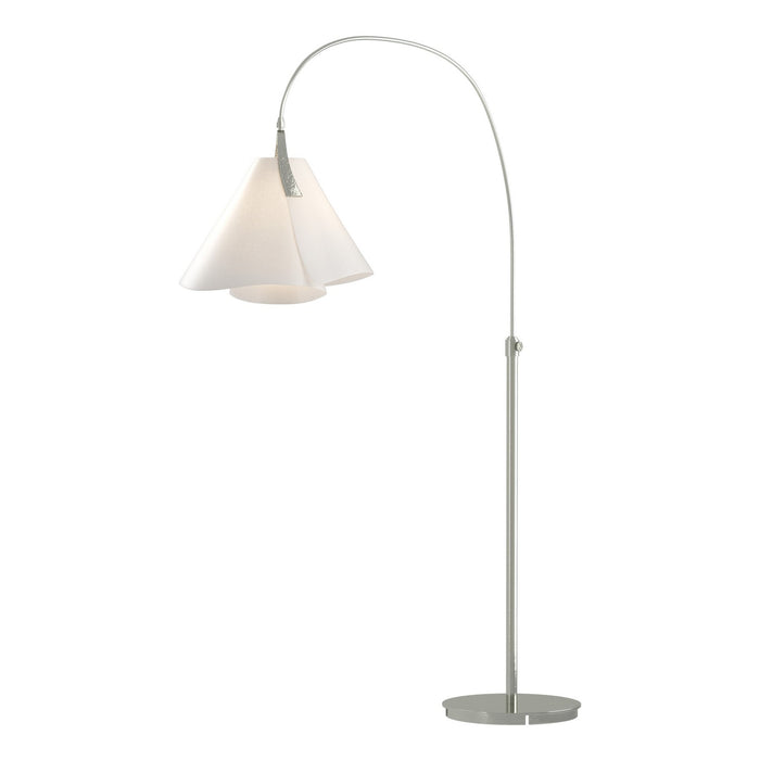 Mobius Arc Floor Lamp in Sterling - 234505-SKT-85-SH1992 by Hubbardton Forge