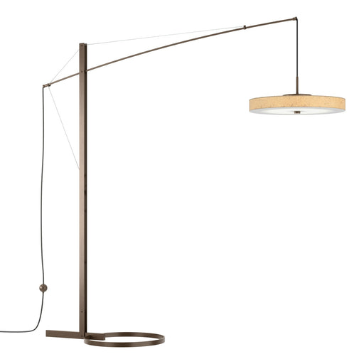 Disq Arc LED Floor Lamp in Bronze - 234510-LED-05-SG1970 by Hubbardton Forge