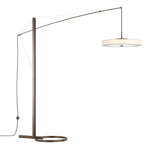 Disq Arc LED Floor Lamp in Bronze - 234510-LED-05-SH1970 by Hubbardton Forge