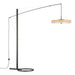 Disq Arc LED Floor Lamp in Black - 234510-LED-10-SG1970 by Hubbardton Forge