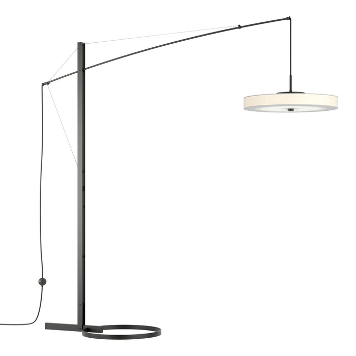 Disq Arc LED Floor Lamp in Black - 234510-LED-10-SH1970 by Hubbardton Forge