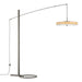 Disq Arc LED Floor Lamp in Natural Iron - 234510-LED-20-SG1970 by Hubbardton Forge