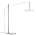 Disq Arc LED Floor Lamp in Vintage Platinum - 234510-LED-82-SH1970 by Hubbardton Forge