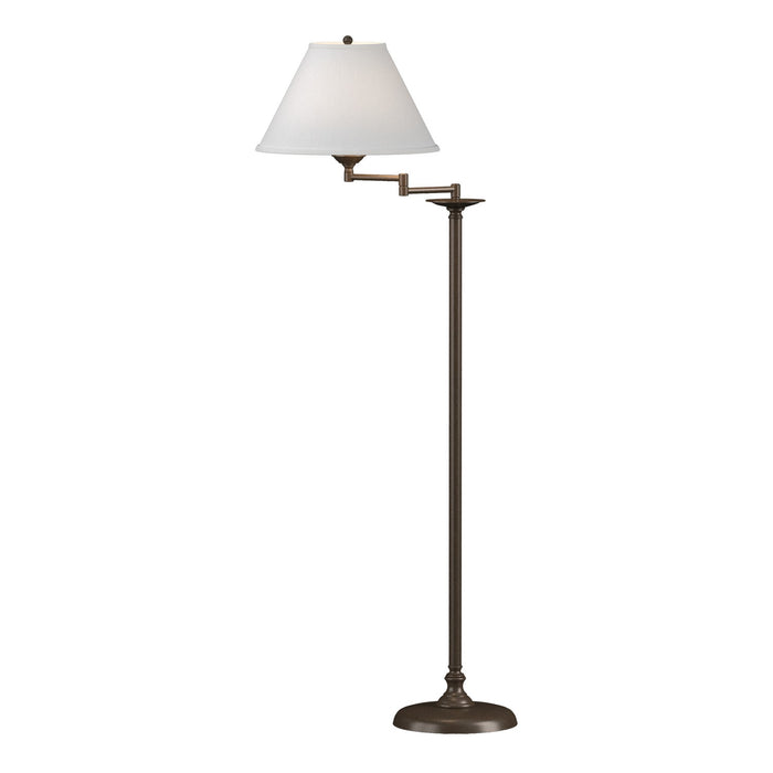 Simple Lines Swing Arm Floor Lamp in Bronze - 242050-SKT-05-SF1555 by Hubbardton Forge