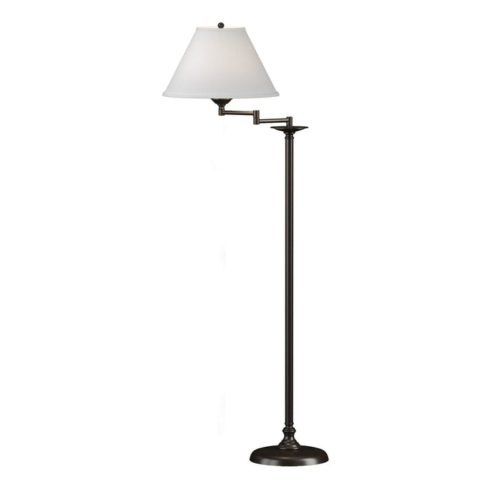 Simple Lines Swing Arm Floor Lamp in Oil Rubbed Bronze - 242050-SKT-14-SF1555 by Hubbardton Forge