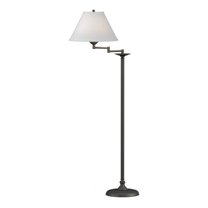 Simple Lines Swing Arm Floor Lamp in Natural Iron - 242050-SKT-20-SF1555 by Hubbardton Forge