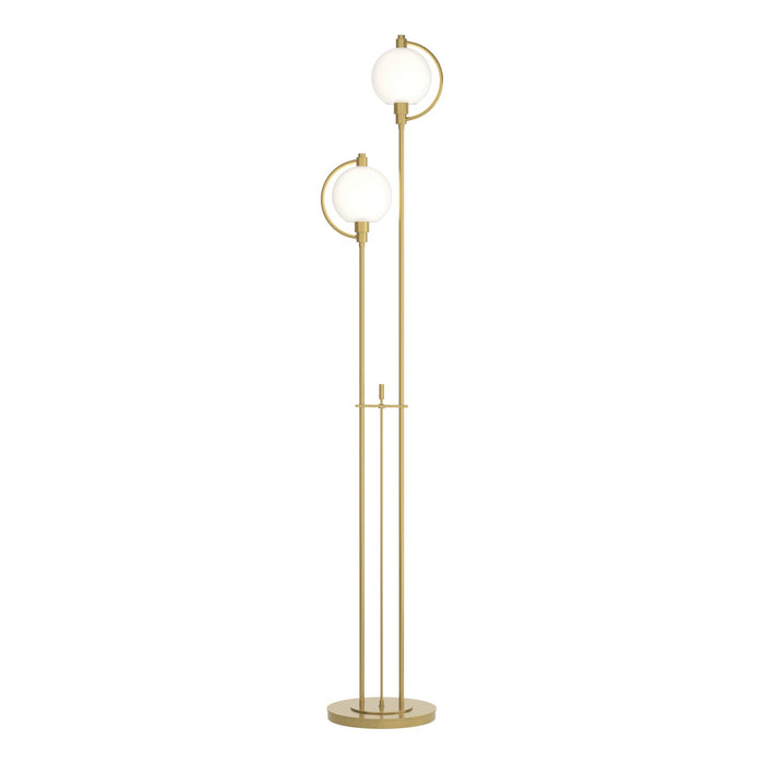 Pluto Floor Lamp in Modern Brass - 242210-SKT-86-GG0436 by Hubbardton Forge