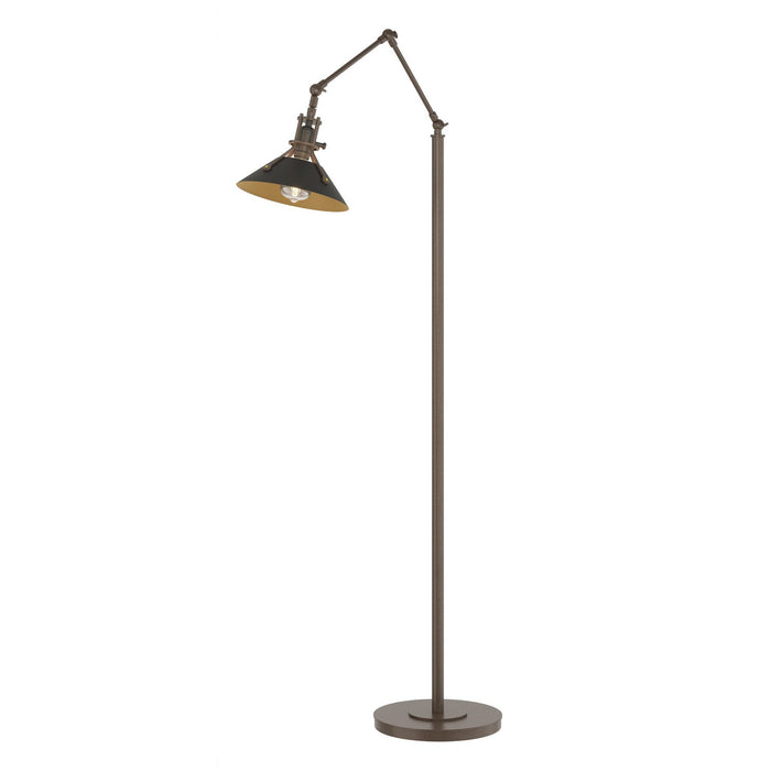 Henry Floor Lamp in Bronze with Black Accent - 242215-SKT-05-10 by Hubbardton Forge